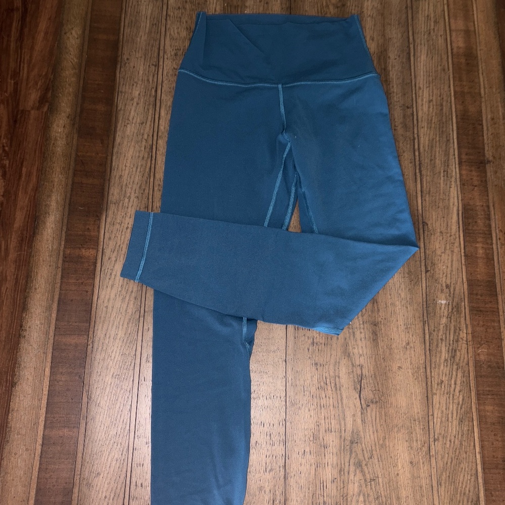 lululemon teal align 23”